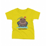 Moo Deng Tiny Baby Hippo Star Tai Armas Pygmy Hippo Unisex Meeste Naiste Laste T-s&auml;rk Prindiga L&uuml;hikeste Varrukatega &Uuml;markaelus Oversize S ADULT