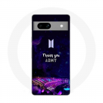 Coque Maniacase pour Google Pixel 7a BTS army groupe BTS roi de la K-pop