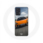 Coque Maniacase pour Samsung Galaxy A32 4G Formule 1 McLaren F1 Orange