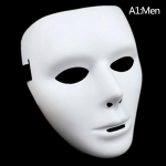 Halloween Cool Pvc Kamen Rider Ghost Dance Hip Hop Mask White Night Lights Mask