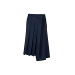 Y-3 FW21 Volditud detailiga midi seelik Naiste seelikud Tumesinine GV2781 XS