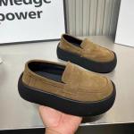 Moodsad Platvormkingad Naiste Mokassiinid Kingad Madalad Suede Treeningsussid Naine 2024 Trend S&uuml;gis Br&auml;ndi Jalutusk&auml;igud Kingad Vabaaja Uus Kleit Mujer Zapatillas 35
