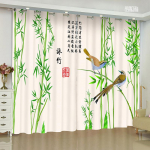 Hiina traditsiooniline kultuur Linn Lilled Aknakardinad Laste magamistoas Elutoa Hooldused K&ouml;&ouml;gikaunistused kardinad Rulood 100W130H(CM)40x51in&rod pocket