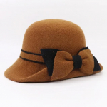 Naiste Peo Formaalne Peakate Koppk&uuml;bar Daami Talvine Mood As&uuml;mmeetriline Pael S&otilde;lm 100% Villavilt M&uuml;tsid helepruun v&auml;rv