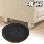 4 Furniture Sliders for Moving on Hard Surfaces Diameter 9cm