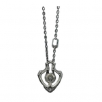 Unisex kaelakee retro punk stiilis mehaaniline p&ouml;&ouml;rleva k&auml;iguga ripats retro paksu ketiga