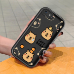 Pehme silikoonist ruudukujuline redelprintimismuster telefoni korpus, t&auml;iskaanega kaamera p&otilde;rutuskindel kaitse kummist &uuml;mbris iPhone Infinix Tecno OnePlus jaoks iPhone 12 must