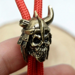 Koljupea S&otilde;dur Messingist Noa Helmed EDC DIY Paracord kootud k&auml;ev&otilde;rud Paelad V&otilde;tmehoidjad Ripatsid Aksessuaarid V&auml;list&ouml;&ouml;riistade Riputus Amuletid messingu
