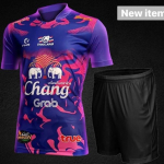 TAILAND Rahvuslik Jalgpalli Treening S&auml;rk CHEER Tr&uuml;kiga Kiiresti Kuivav S&auml;rk Polo Pol&uuml;ester L&uuml;hikeste Varrukatega Vorm Elevandi Logoga Sport V&auml;ljas 3XL