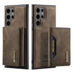 Luksuslik magnetiline nahast rahakoti&uuml;mbris Samsung Galaxy S25 S24 Ultra S23 S20 S21 S22 Plus Note 20 tugijala krediitkaardihoidja kate For Samsung Note 20 Ultra pruun