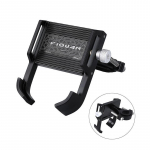 Jalgratta telefonihoidik 360&deg; p&ouml;&ouml;rlev alumiiniumsulamist MTB jalgrattatelefoni GPS-klamber Roller Mootorratta juhtrauda kinnitatav mobiiltelefoni alus