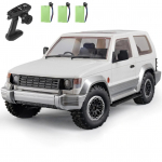 Kaugjuhtimispuldiga auto, 2,4 GHz 1:1:14 4WD maastiku rock crawler s&otilde;iduk, k&otilde;ik maastikud, elektriline m&auml;nguasi 3 battery valge