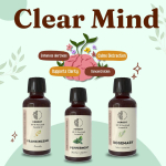 Clean Mind Rosemary Piparm&uuml;ndi viiruki eeterlik &otilde;li aroomiteraapia klass Pack = 15 ml black