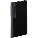 KOKUYO Kaardihoidja Novita Slim 30 lehte, mahutavus 180 inimest, must May-N118D black
