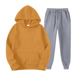 Meeste kapuutsiga spordidress, Unisex, kaheosalised jooksuriided, pikkade varrukatega pulloverid, pusad ja dressip&uuml;ksid XL