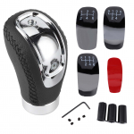 Universaalne auto k&auml;iguvahetusnupp varraspea k&auml;igukangi k&auml;sipalli nahk Universaalne CarBlacki jaoks