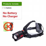 V&otilde;imas LED pealamp 800W K&otilde;ige v&otilde;imsam Pika ulatusega 6000M Esituli USB Laetav Pealamp 18650 Kalastus Jahipidu Latern no battery