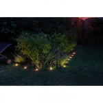 Guirlande solaire &agrave; planter 10 LED blanches - GALIX - 5m - 0,5W - 100 Lumens - 8h d'&eacute;clairage