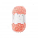 Pelote CREATIVE BUBBLE - Rico Design - Blanc iris&eacute; - 100% polyester - 50 g - Crochet n&deg; 4