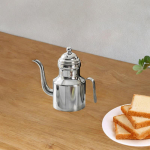 Oil Bottle Dispenser Pot Stainless Steel Easy to Clean Soy Sauce Cruet Container Pouring 300ML