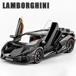1:24 Lamborghini Revuelto Super sportauto sulamist auto survevalu m&auml;nguasi auto metallist m&auml;nguasi auto mudel Heli ja valguse tagasit&otilde;mbamise kollektsioon Laste m&auml;nguasi