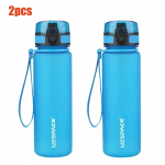 BPA-vaba kaasaskantav lekkekindel spordiveepudel, &scaron;eikerpudel, plastist joogin&otilde;ud, tuur j&otilde;usaal, tasuta 500 ml, 800 ml, 1000 ml, 2 tk 350ML