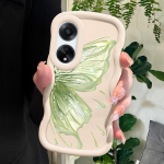 V&auml;rvitud muster Big Wave Edge pehme silikoon materjal Macaron telefoni &uuml;mbris p&otilde;rutuskindel kaitsev kummist &uuml;mbris OPPO Reno Realme jaoks Realme 12 5G must
