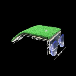 Kilpkonna p&auml;evitav ronimisplatvorm kunstmuruga akvaariumi jaoks