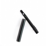 Mini kaasaskantav huulepintsel kaanega - Pehmed harjased t&auml;pseks huulte kujundamiseks ja pealekandmiseks must