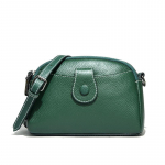 Ehtne Nahk Naiste Kott Esimene Kiht Lehma Nahk V&auml;ike Ruudukujuline Kott Trendikas Kott Moodne Ja Lihtne &Otilde;la Crossbody Kott roheline
