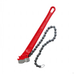 14 inch Chain Wrench Oil Fuel Filter Portable Remover Tool Red Pipe Fitting
