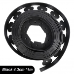 Murukivi Eraldusv&ouml;&ouml; &Auml;&auml;risriba Eraldusv&ouml;&ouml; Mulla Blokeerimisriba Aia Haljastusv&ouml;&ouml; Roheline Vahesein L-kujuline Murukivi Eraldusv&ouml;&ouml; 4.3cm*1m