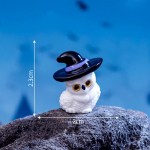 Mini Halloweeni ornament multifilm n&otilde;id kummitus k&otilde;rvits kujuke Mikromaastik nukumaja mudel auto sisekujundus t&ouml;&ouml;laua kaunistus