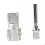 NPT Pipe Tap Set for Electric Drill Home Renovation Thread Cutter 1/2 in 3/4 Maintenance Plumbing Aluminum