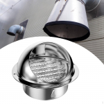 Dryer Vent Cap with Built in Fine Mesh for Wall Exhaust 80mm