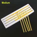 40pcs Dental Polyester Polishing Stick Strip with Single Side polishing Polystrips Whitening Materials 4mm width 40 pcs extra fine