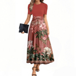 Naiste suvine kleit, lahtine rannapuhkuse vabaaja s&uuml;gava V-kaelusega vestkleit, elegantne s&auml;rkkleit L beež