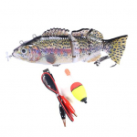 14CM/53G Elektriline MitmeLiigendiga Kalas&ouml;&ouml;t Ujukiga USB Laetav LED Helendav Swimbait Robootiline Kunsts&ouml;&ouml;t Kalastustarvikud A