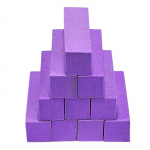 Nail Art Buffer Grinder Buffing Block K&uuml;&uuml;neviil pedik&uuml;&uuml;ri n&auml;pun&auml;idete jaoks Manik&uuml;&uuml;ri hooldus Sponge Buffer geellaki aksessuaarid lilla