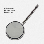 1 Piece Dental Front Surface Mouth Mirror Autoclavable Reflector 85% or 99.2% ultra definition with Rohdium or special Material coated 1 pc head 85 PCT A