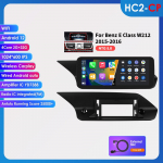 Hizpo kaheksatuumaline 2-DIN autoraadio, toetab Carplay'd, Android Autot, intelligentne RDS, Mercedes Benz W212 E-klassi jaoks:E200 E230 E260 E300 S212 2015-2016 NTG5.0 HC2 2G 32G