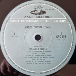 LP plaat ALFRED CORTOT - Debussy: 12 prel&uuml;&uuml;di Raamat 1 GR2188 ANGEL Jaapan Obi Klassikaline Kasutatud