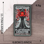 Kr&uuml;ptozooloogia tikandid, triigitavad plaastrid, koletise riide aplikatsioonid, &ouml;&ouml;liblika m&auml;rk, maav&auml;liste olendite j&auml;lgimise embleem meestele jakkidele