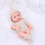 Uus 20 cm Reborn Doll v&auml;ikese suurusega p&ouml;idla emailiga pehme liimiga simulatsiooninuku m&auml;nguasi
