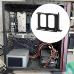 Double SSD Mounting Bracket 2.5 inch Hard Drive Mount Easy to Install Metal Bay must