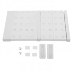 Laiendatavad kapiriiulid Reguleeritava pikkusega Ruumis&auml;&auml;stlik Sisset&otilde;mmatav Jagaja Riiul 41?52cm/16.5?20.5in Length