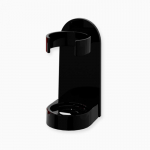 Hambaharja statiivi raami korraldaja Elektriline hambahari Seinale paigaldatav hoidik Vannituba must