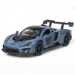 1/32 M&otilde;&otilde;tkava McLaren Senna Sulamist Autode Mudel Diecasts Metallist M&auml;nguautod Mudel Simulatsioon Heli ja Valgusega Kogumik Laste S&uuml;nnip&auml;evakingitused sinine