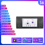 Hizpo 7-tolline 2-DIN Android 13 autode multimeediam&auml;ngija BMW X5 11 E53 E39 M5 1996-2003 jaoks Stereo GPS-navigatsiooniga Heli Intelligentne Carplay 4G Autoraadio S6 8Core 6G 64G AI