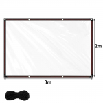 Paksustatud Veekindel L&auml;bipaistev Tarp Kardin Tarp Katte V&auml;litingimustes Aia Kuurid Taimede Isolatsioon Kodu Akna Tuulekindel